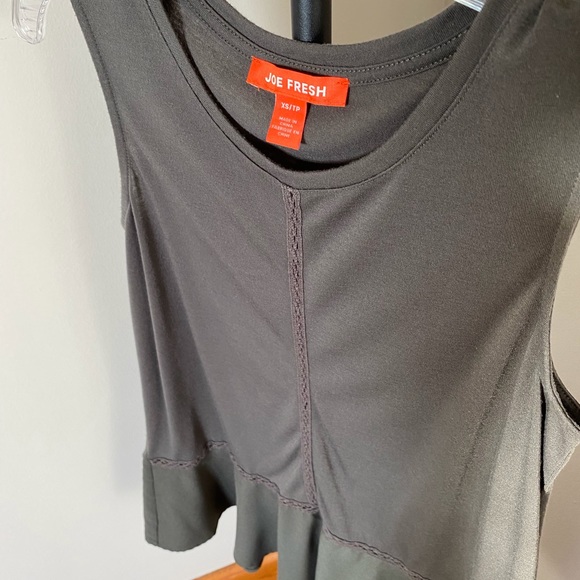 Joe Fresh Sleeveless Ruffle Hem Tunic Top - Picture 9 of 10